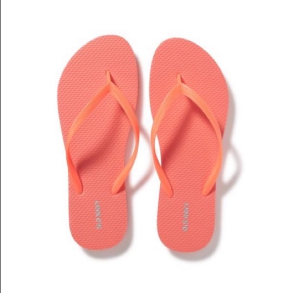 Old Navy | Classic Foam Orange Flip Flops - Picture 1 of 4